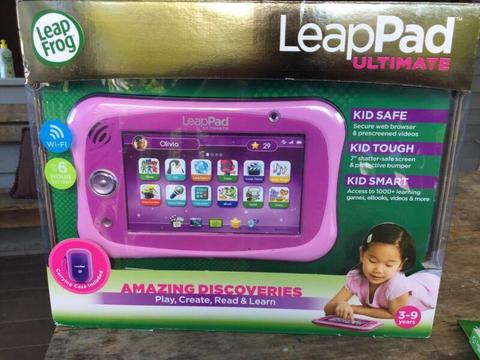 Leappad leap frog with free carrying case