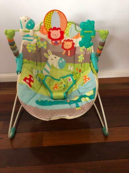 Baby Bouncer - Bright Starts up up and away