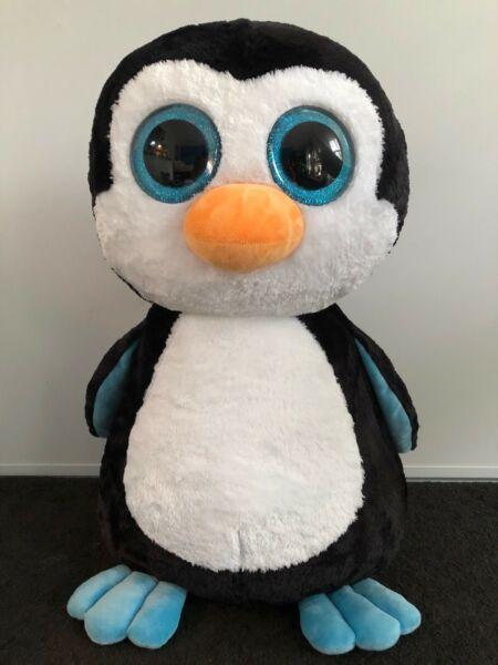 Beanie Boo collectable stuffed toy - XL Waddles the Penguin 80cm