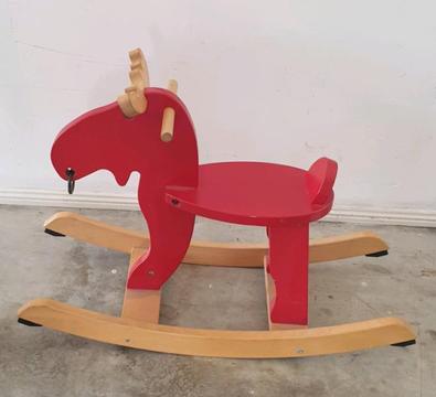 Rocking horse/ moose swing toy