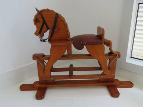 CHILDRENS ROCKING HORSE - TIMBER -GREAT CHILDRENS INDOOR PLAY TOY
