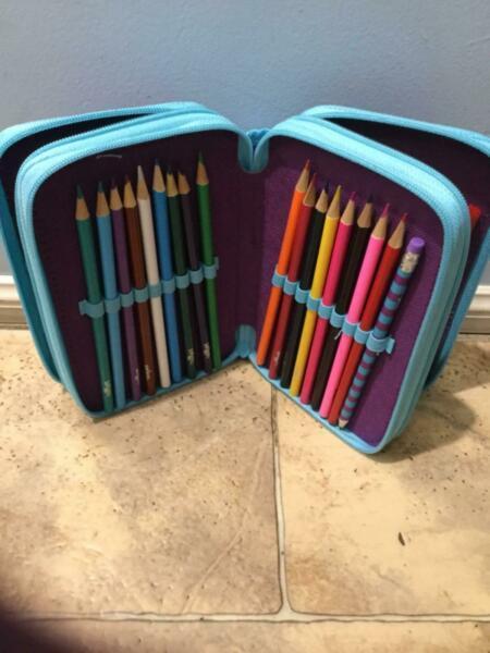 Smiggle tripple pencil case brand new