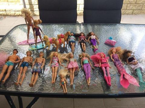 Barbie dolls various