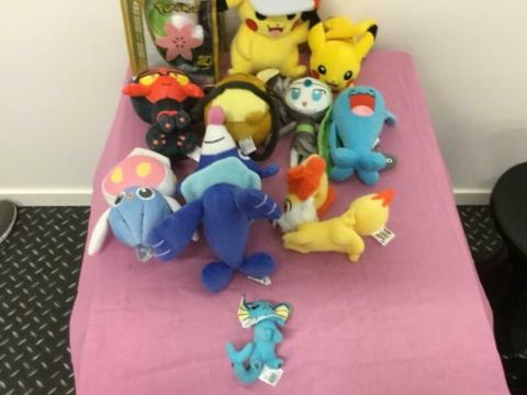 Assorted Pokemon Plushies ($10 each)