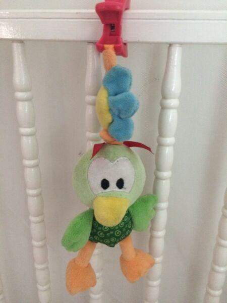 Soft hanging toy for pram/cot
