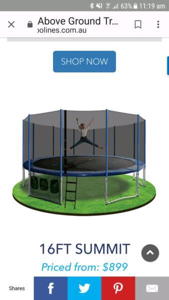 16ft OZ trampoline