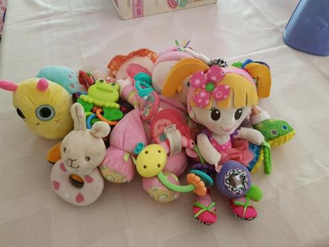 Various baby toys