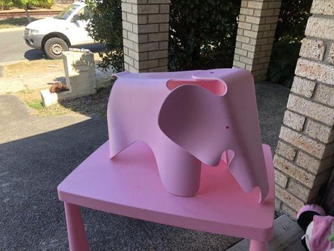 Elephant decor/stool/chair
