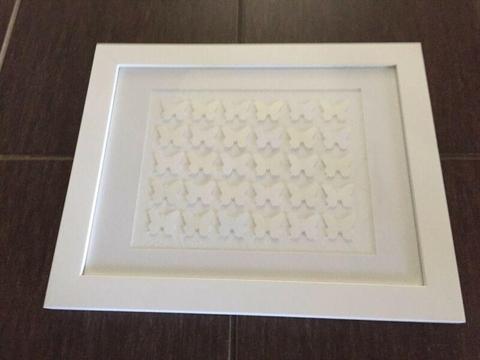 Custom made 3D butterfly picture