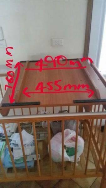 compact baby change table