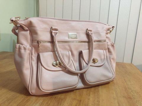 Colette pink baby bag