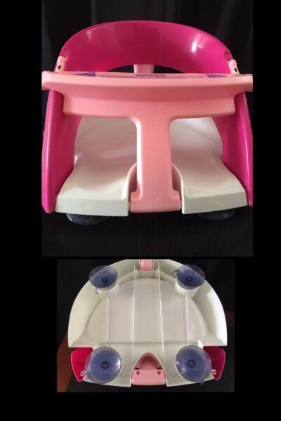Baby Bath Seat , large suction cups underneath