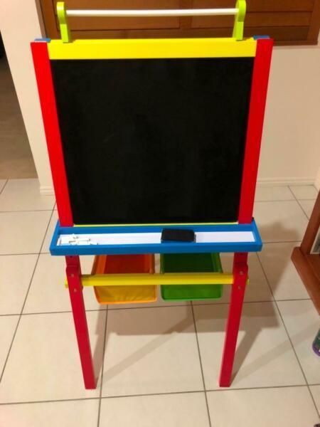Kids 3-1 easel and foam pull out sofa. In very good condition