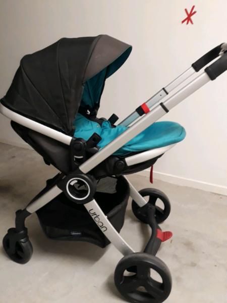 4 wheels Baby pram stroller