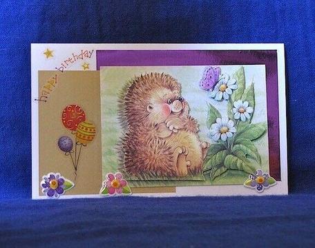 'Cute Critters' 3D Birthday Card for a Youngster
