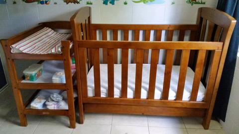LoveNcare cot and change table