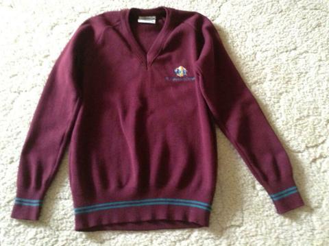 St Agustines College jumper size 12
