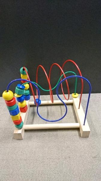 Ikea wooden toy - Mula bead roller coaster