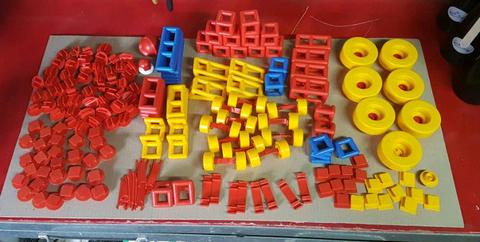 Bulk lot of Mobilo construction building toys