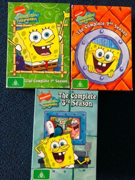 Sponge Bob Squarepants Seaons 1, 2, 3