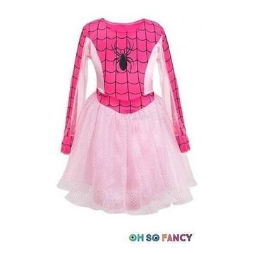 Spidergirl Costume Pink or Red/Blue .. Superpowers not included