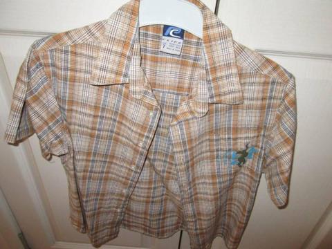 PACIFIC CLIFF BUTTON UP AND COLLARED SHIRT SIZE 7