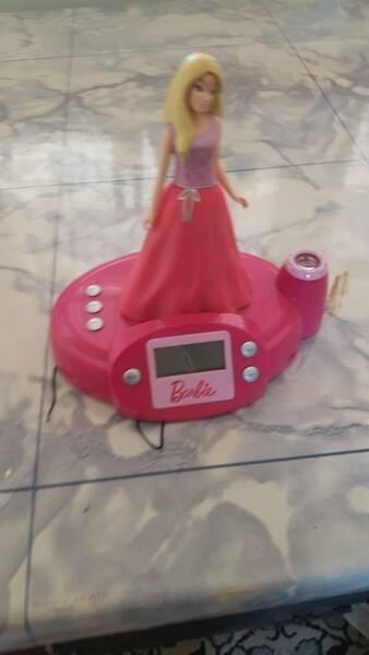 Barbie Clock Radio Projector