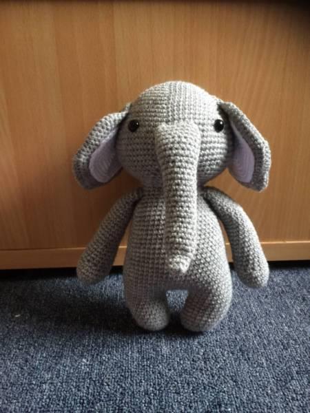 Crochet handmade toy - Cute elephant