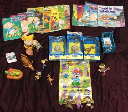 RUGRATS TOYS, FIGURINES, BOOKS & STICKERS