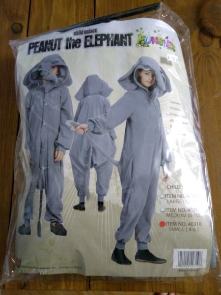 Brand New childs elephant costume