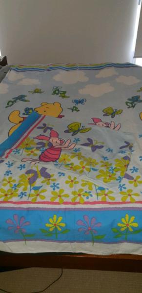 3 x winnie the pooh single bed spreads