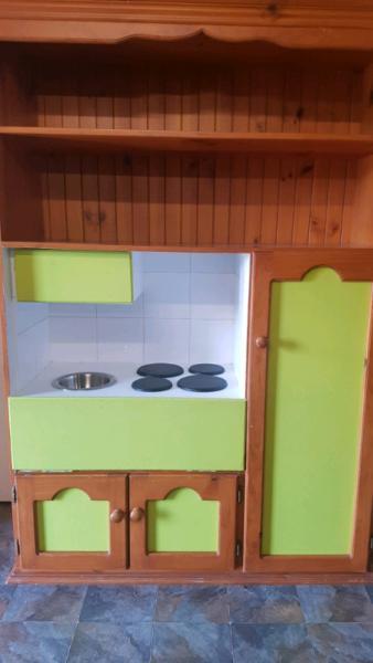 Home made kids play kitchen