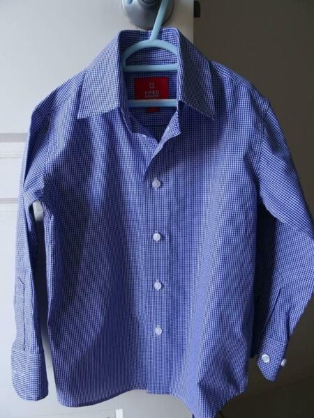 Boys Button Up Shirt - Fred Bracks - Size 3 - Worn once