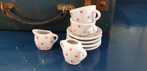 Child's ceramic tea set