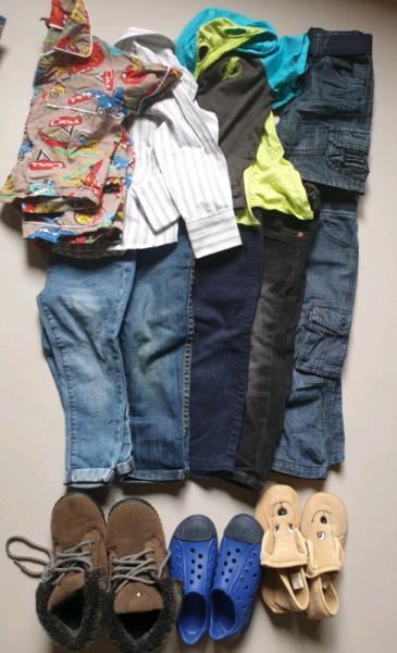 Boys Clothes and Shoes Bundle
