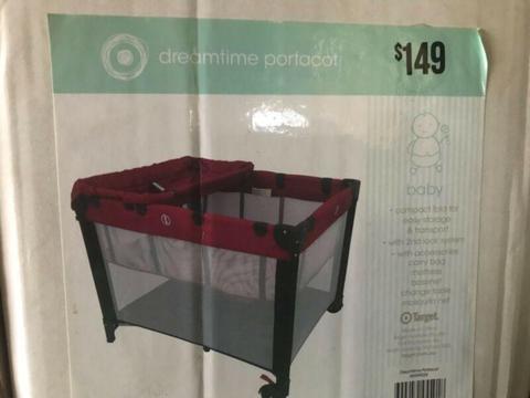 Cot, portable. Almost new and in excellent condition