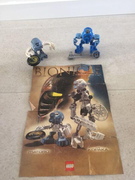 Lego 2 x small Bionicles