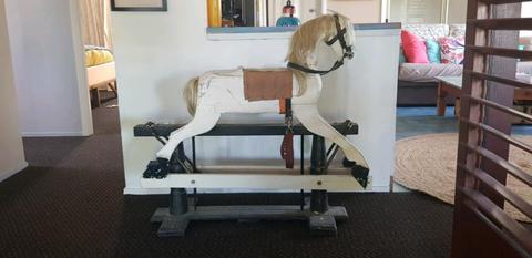 Vintage Timber Rocking Horse