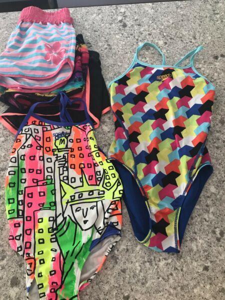 Collection of Speedo's and board shorts