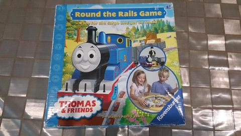 Thomas and friends round the rails board game train set toy