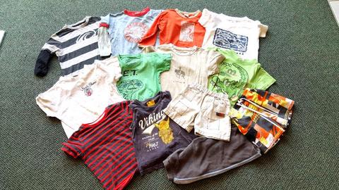 Boys clothes size 2 and 3 t-shirt long sleeve shorts pants