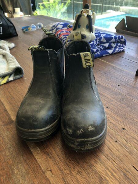 Blacksmith kids steel cap boots