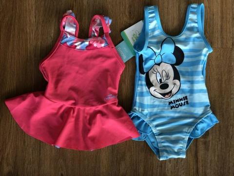 Baby girl swimmers, size 00 (3-6months)