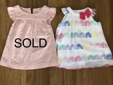 Baby girl dresses size 000