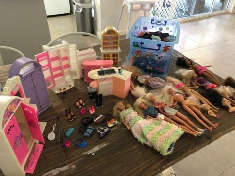 Barbie Dolls, Furniture and Accessories