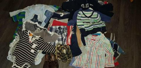 Baby boy clothes bundle size 0