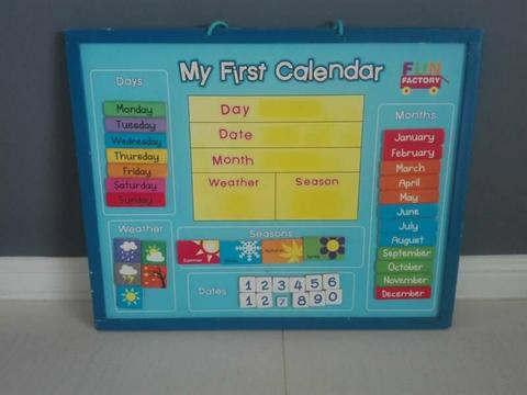 Childrens first calendar