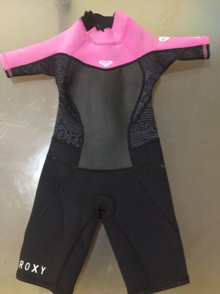 Roxy wetsuit size 2