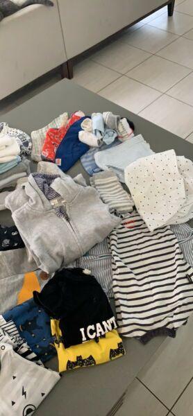 Assorted baby boys clothing - 3-6 months