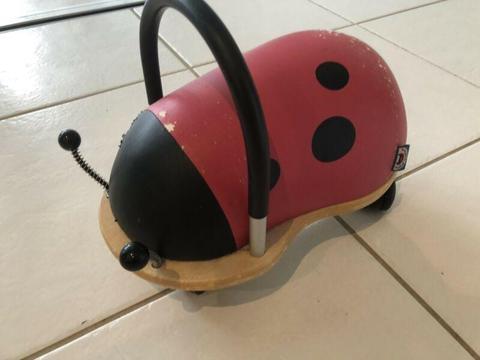 Lady bug ride on toy
